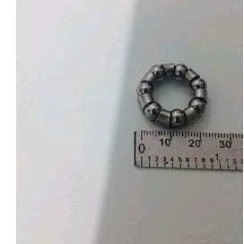 Gotri 3/6 x 7 ball Sarang Pelor Hub Depan Sepeda MTB BMX Fixed Gear Fixie Roadbike DLL Sarangan Pelo