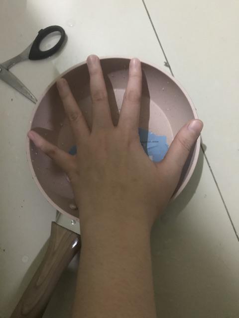 Cypruz Fp0692 16cm Fry Pan Mini Marble Coating Gagang Kayu Marbel