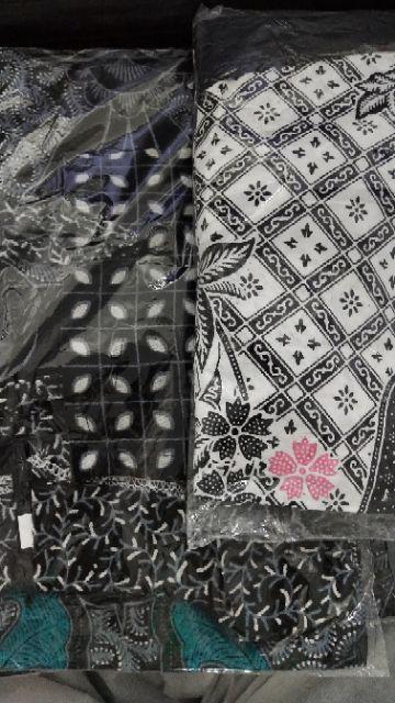 M-l-xl-xxl Batik Tunik Wanita Asj Sa Hrb026 Kenongo Pekalongan Sogan Tulis