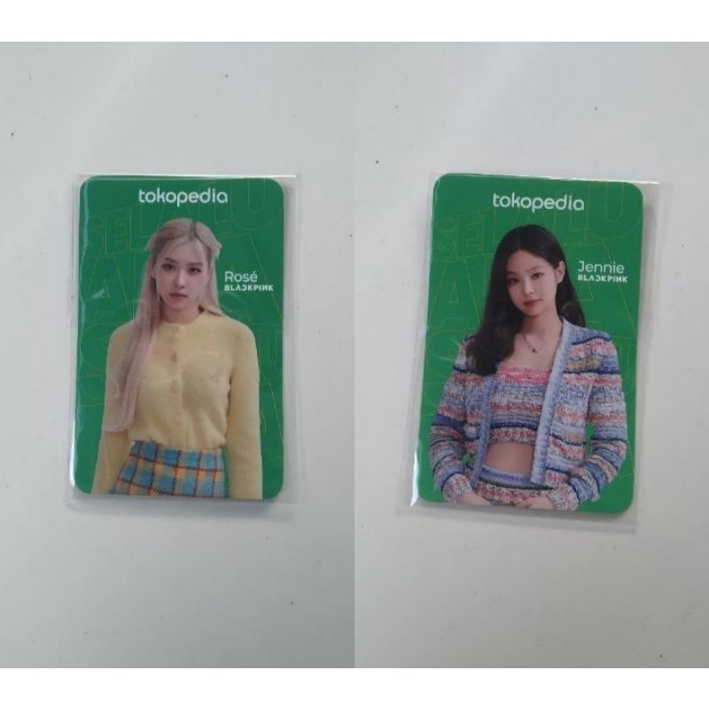 BOOKED Photocard Blackpink Toko hijau