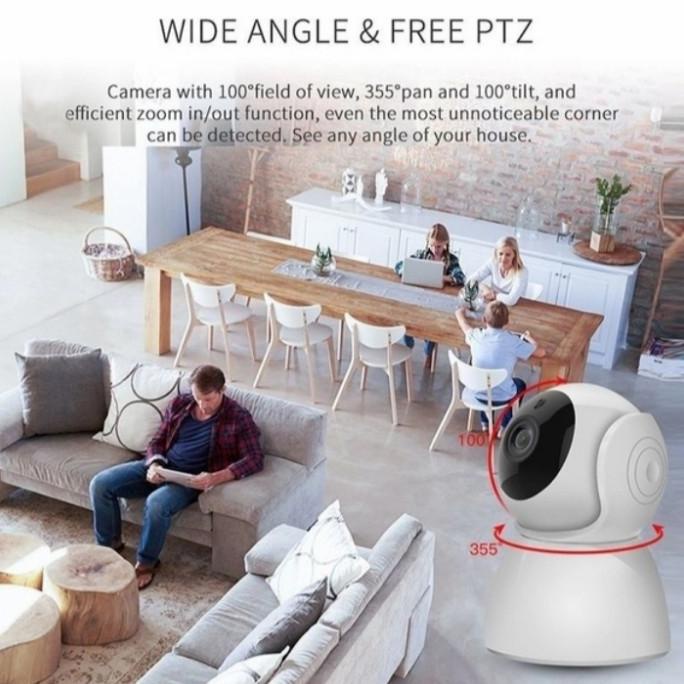 IP Camera 1080P CCTV Snowman 8MP V380 Pro Cam Kamera Wireless Wifi