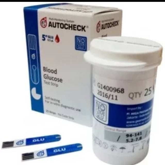 

Strip gula darah autocheck gcu