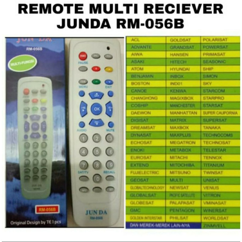 Remote Multi Reciver Digital / Remote Parabola DVB RM 056B