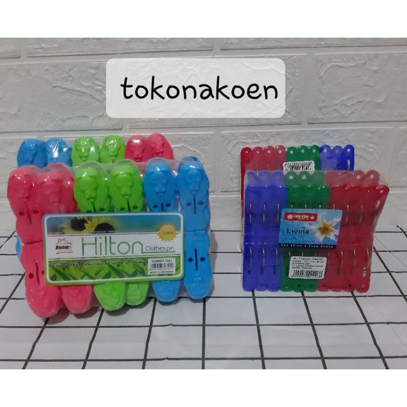 Jepitan Jemuran Baju / Penjepit Jemuran Baju lion star.