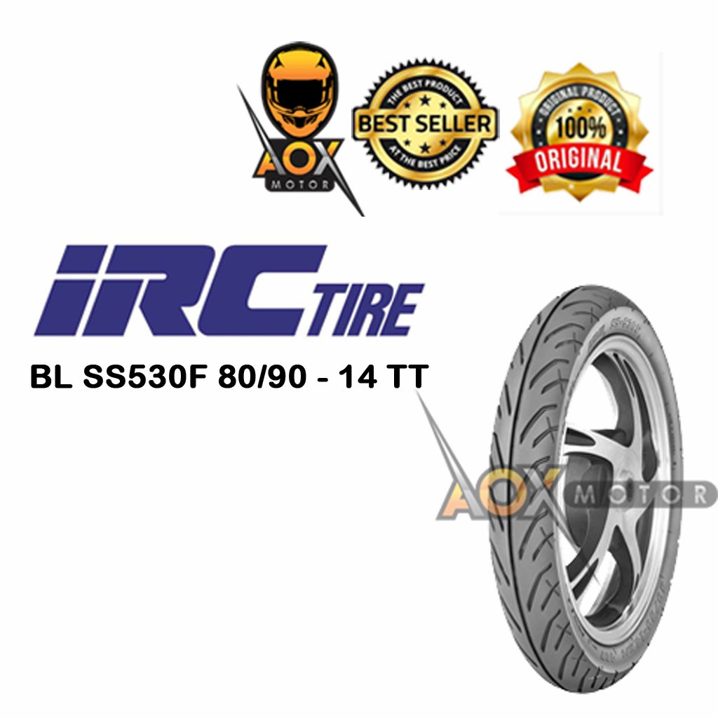 Ban luar motor matic 80/90-14 IRC SS 530F Tubetype