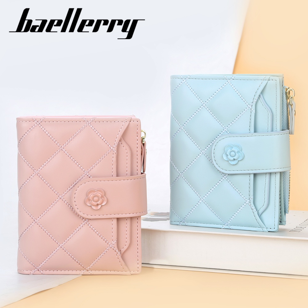 BAELLERRY N1821 Dompet Wanita Kecil Bahan Kulit PU Leather Premium WATCHKITE WKOS