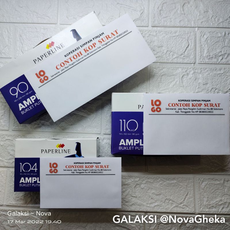 

Amplop Paperline Kop Surat - Bisa Cetak Custom