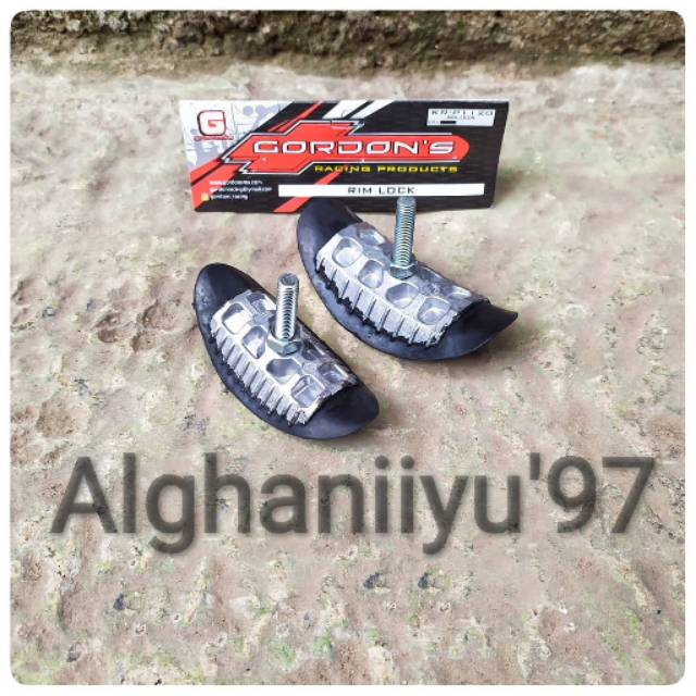 Stoper gordons alumunium - stoper ban trail klx crf