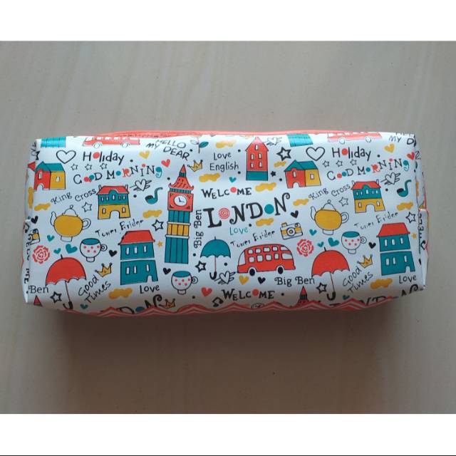

[Ready stock]tepak pensil motif/tepak pensil motif london/tepak pensil anak/tempat alat tulis