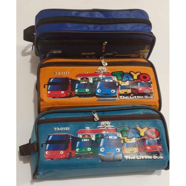 Pencil Case/Kotak Tempat Pensil Canvas Fancy Tayyoo