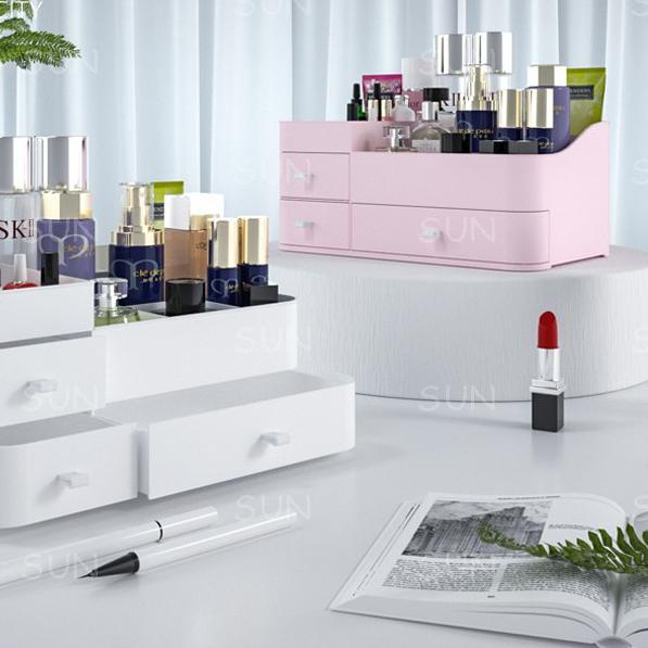➺ Rak Kosmetik Multifungsi / Rak Kosmetik Susun / Rak Kosmetik 3 Laci ✩