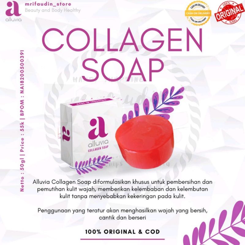 Alluvia collagen soap