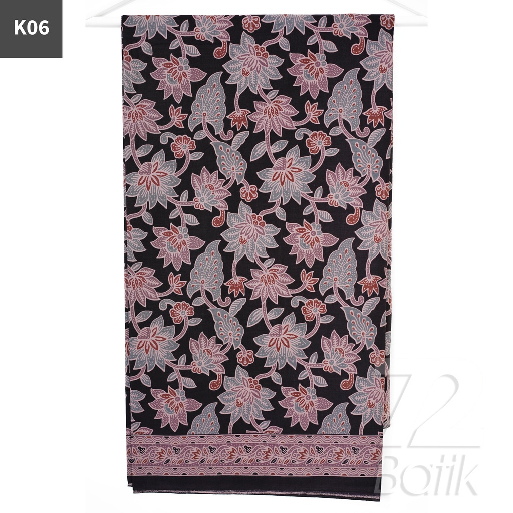 KAIN BATIK PREMIUM Bahan Katun Motif Daun Talas Warna Merah Muda 721891 Cap 72 Jarik Jarit Samping Kebat Panjang Batik Katun Modern Premium Bahan Seragam Batik Pernikahan Kantor Keluarga Murah Kamen Jadi Batik Bali Lembaran