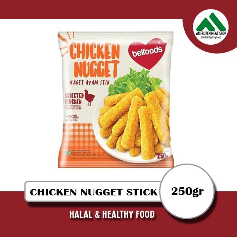 

Chicken Nugget Stick Belfoods 250gr
