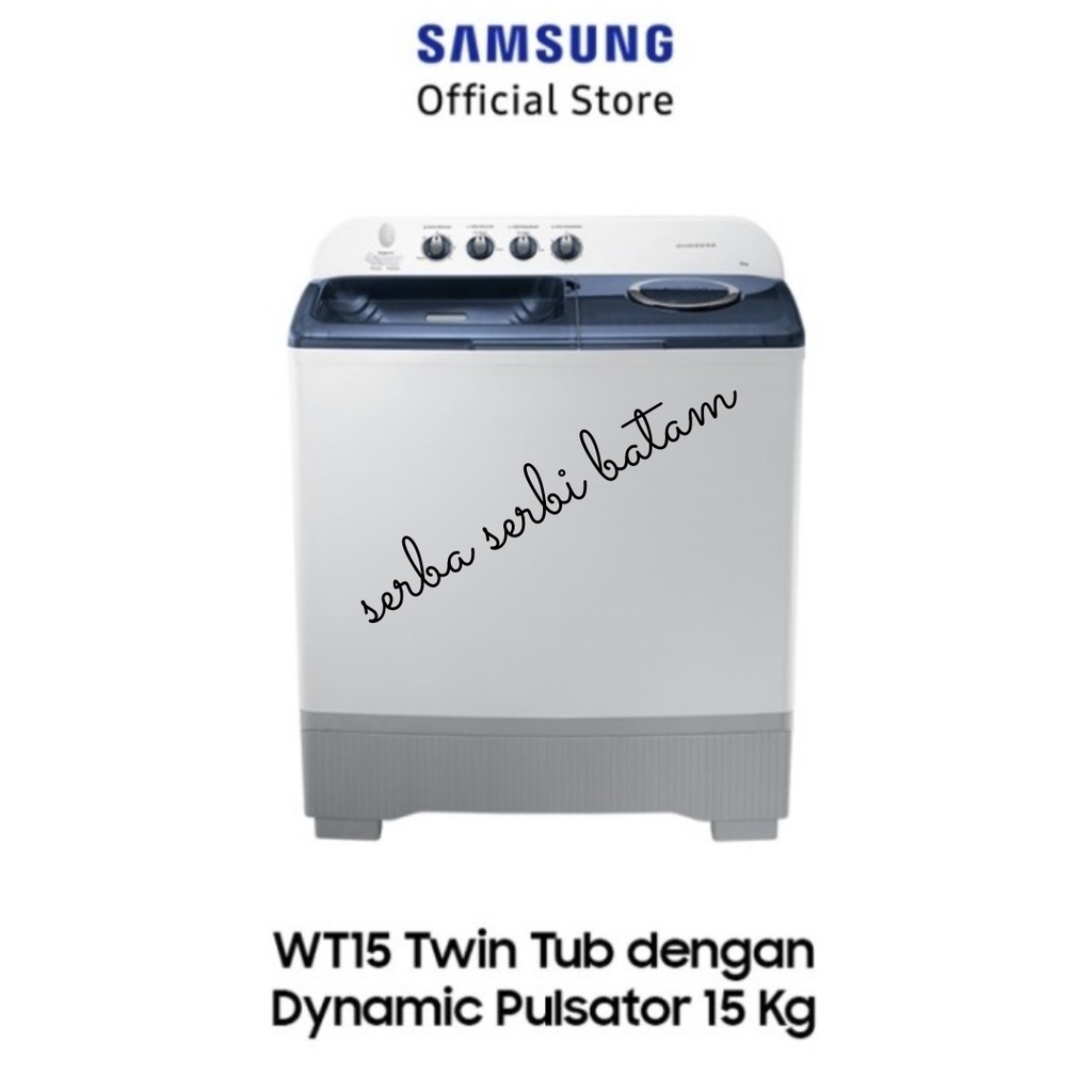 SAMSUNG MESIN CUCI 2 TABUNG 15KG - WT15K5200MB BATAM