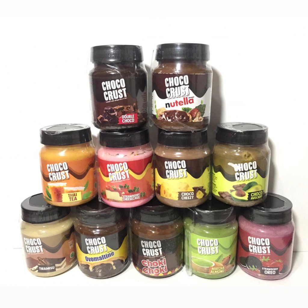 

Coklat lumer in jar - CHOCO CRUST Jar Plastik HALAL MUI