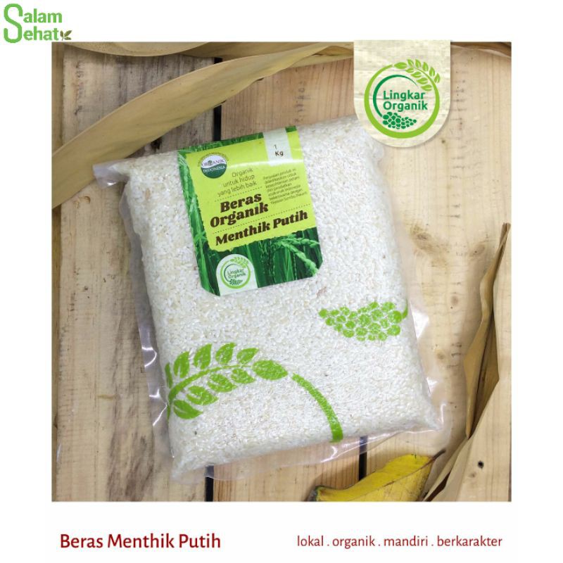 

Beras Organik Menthik Putih 1kg Lingkar Organik