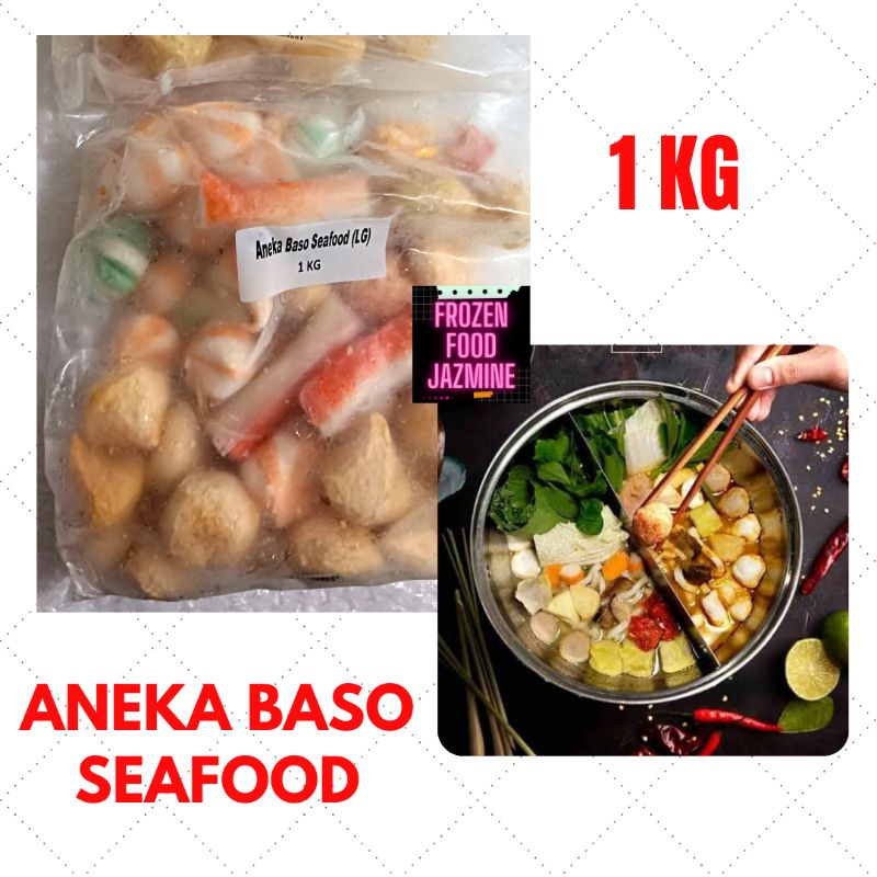 Jual Aneka Steamboat Baso Seafood 1kg Shopee Indonesia