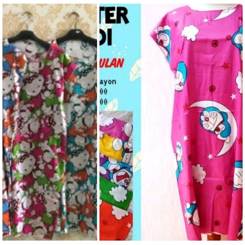 daster midi/hello Kitty ,doraemon