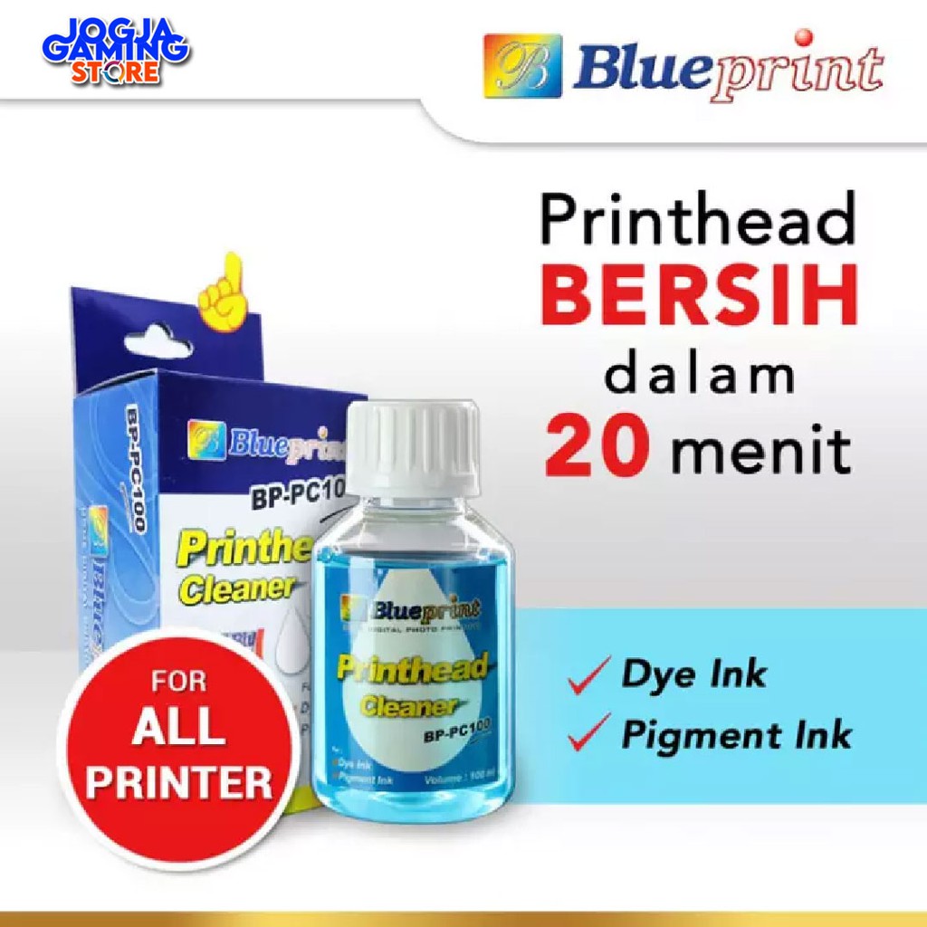 BLUEPRINT PRINTHEAD CLEANER For PRINTER HP CANON EPSON 100ml