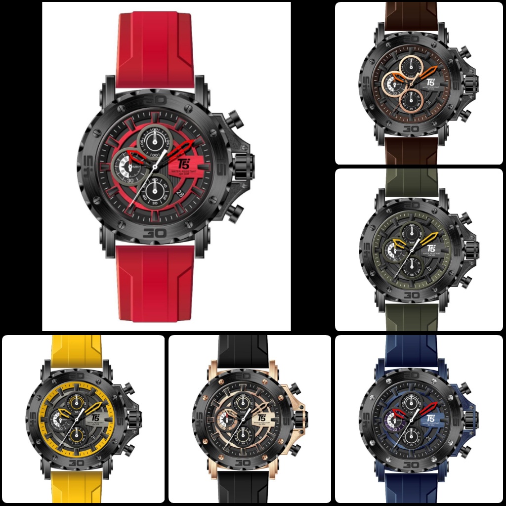 Jam tangan T5 H3865 Original Bergaransi