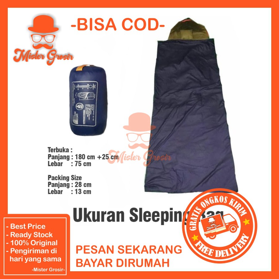 [PROMO] Sleeping Bag Bantal Packing Ringkas Ultralight