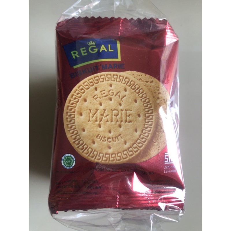 

REGAL Biskuit Marie Renteng isi 10 sachet @12 gr