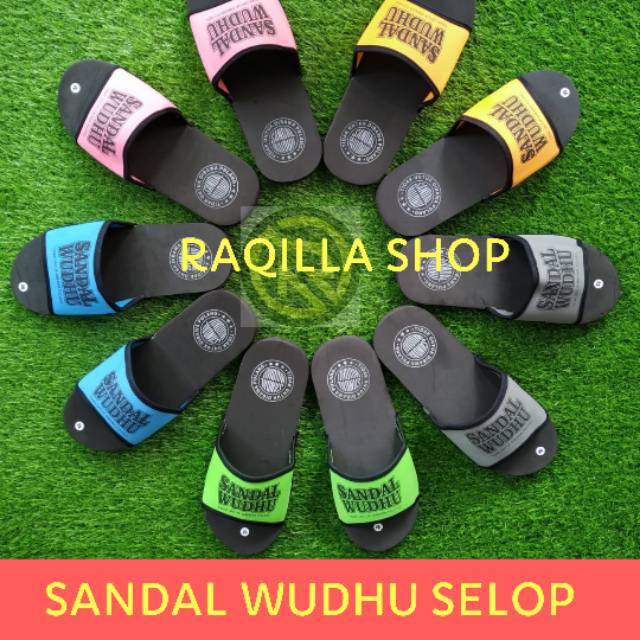 Sandal wudhu masjid / sendal wudhu musholla / sandal selop / sandal slop wudhu / sandal flip plop