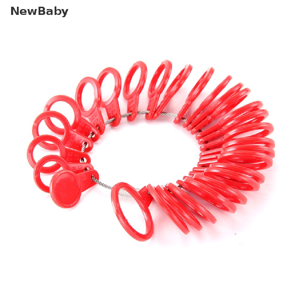 NewBaby Measure Finger Sizer Ring Gauge All UK Sizes A-Z US Sizes 0-13 Plastic Stamped ID