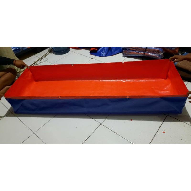 kolam terpal ikan 150x50x25 a3