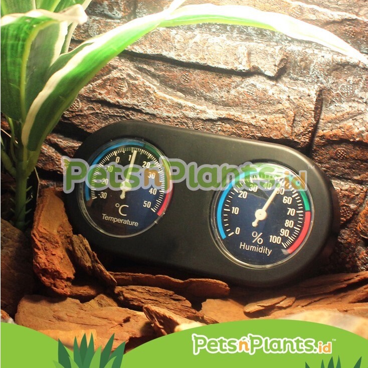 Thermometer Hygrometer Reptil Kura Kura Torto - Double Disc Wet NOMOY NFF-54