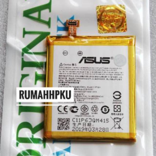 Baterai batre asus zenfone 5 original