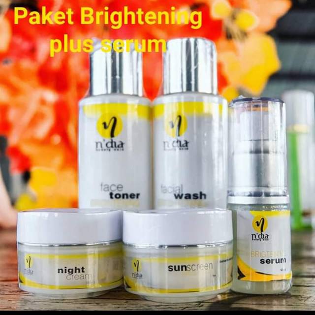 Paket Brightening n'dia + serum