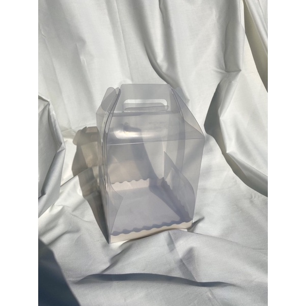 

kotak kue mika tenteng / gable box mika