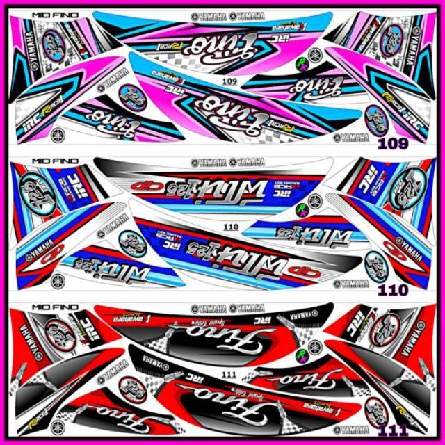 Decal Sticker Striping Semi Fullbody  Variasi Fino Fi 2014-2016
