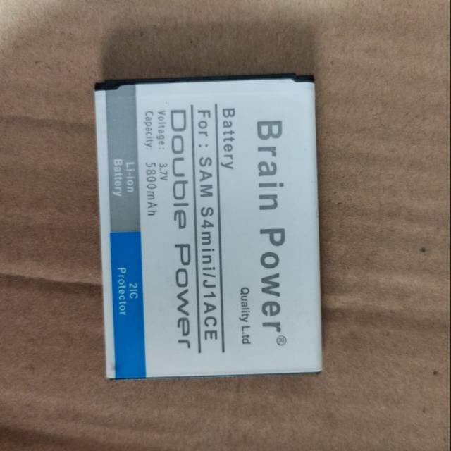 Battery Baterai Batre Samsung J1 Ace 4 Pin / Batre Samsung S4 Mini Double Power 2IC