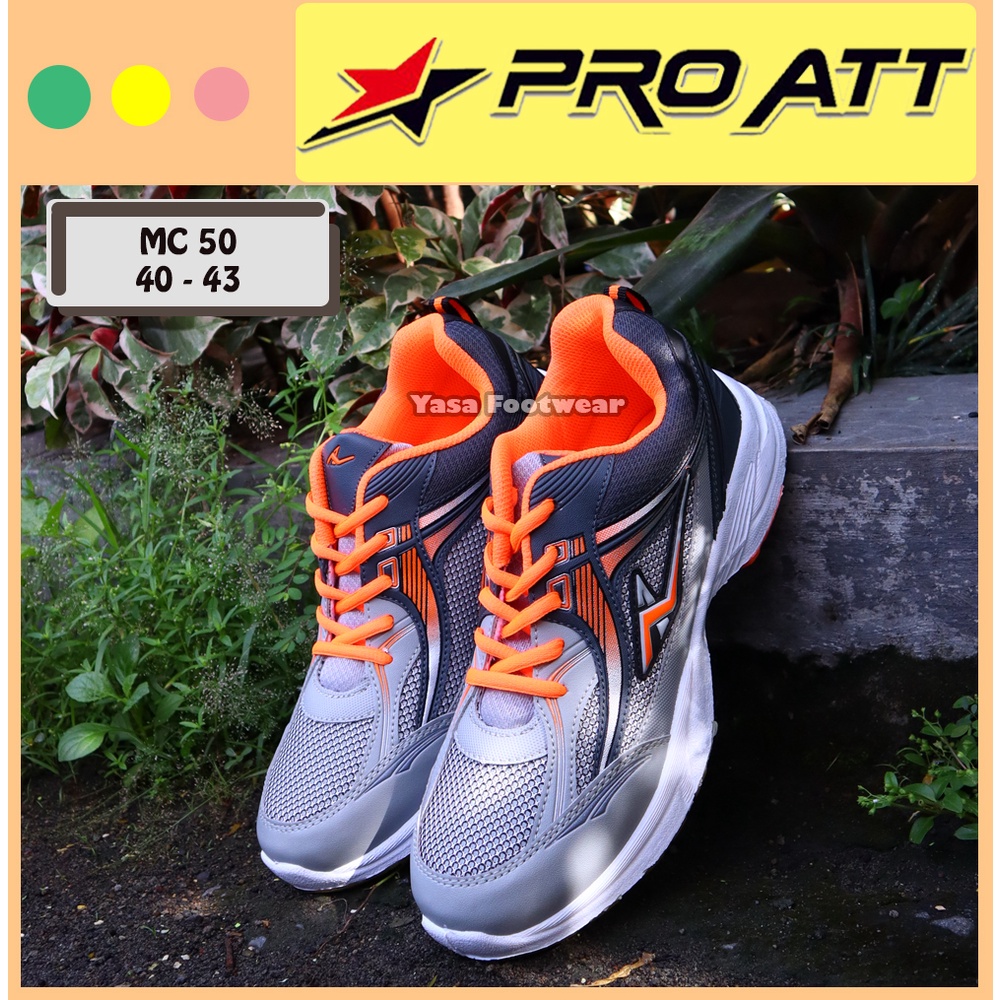 Yasa Footwear - Sepatu PRO ATT MC 50 39-43 / Sepatu Sneakers Pria / Sepatu Pria / Sepatu Olahraga Pr