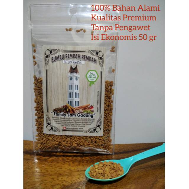 

Klabet Kasar Asli alba kasar Isi 50 gram Bumbu Dapur