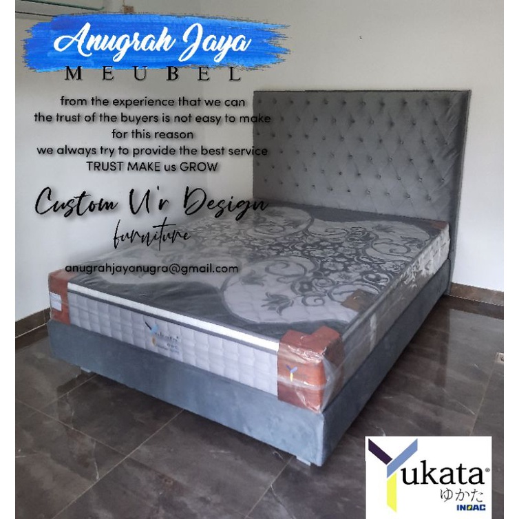 Spring Bed Yukata Premium Plushtop 160x200