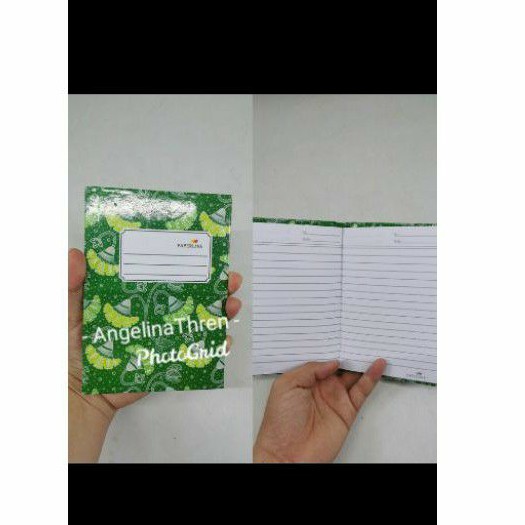 hand book hard cover papperline 15x10 - buku memo saku hand cover