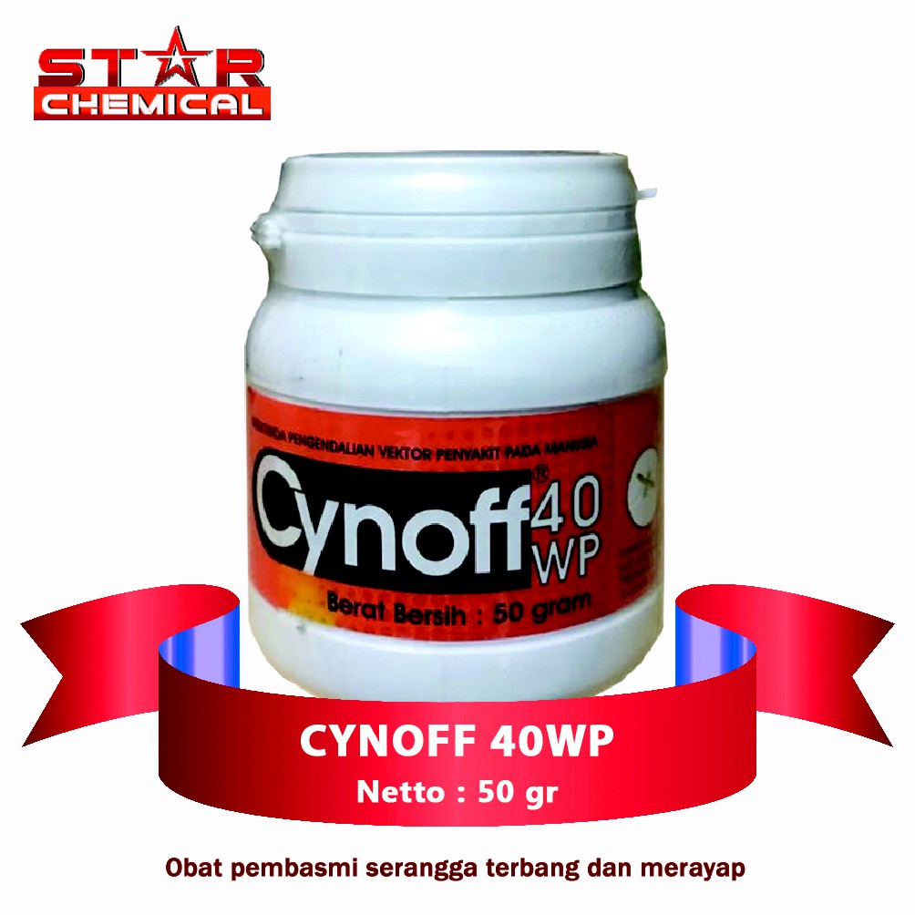 CYNOFF 40 WP Chemical Fogging Pembasmi Nyamuk Malaria. Serangga Terbang Dan Merayap