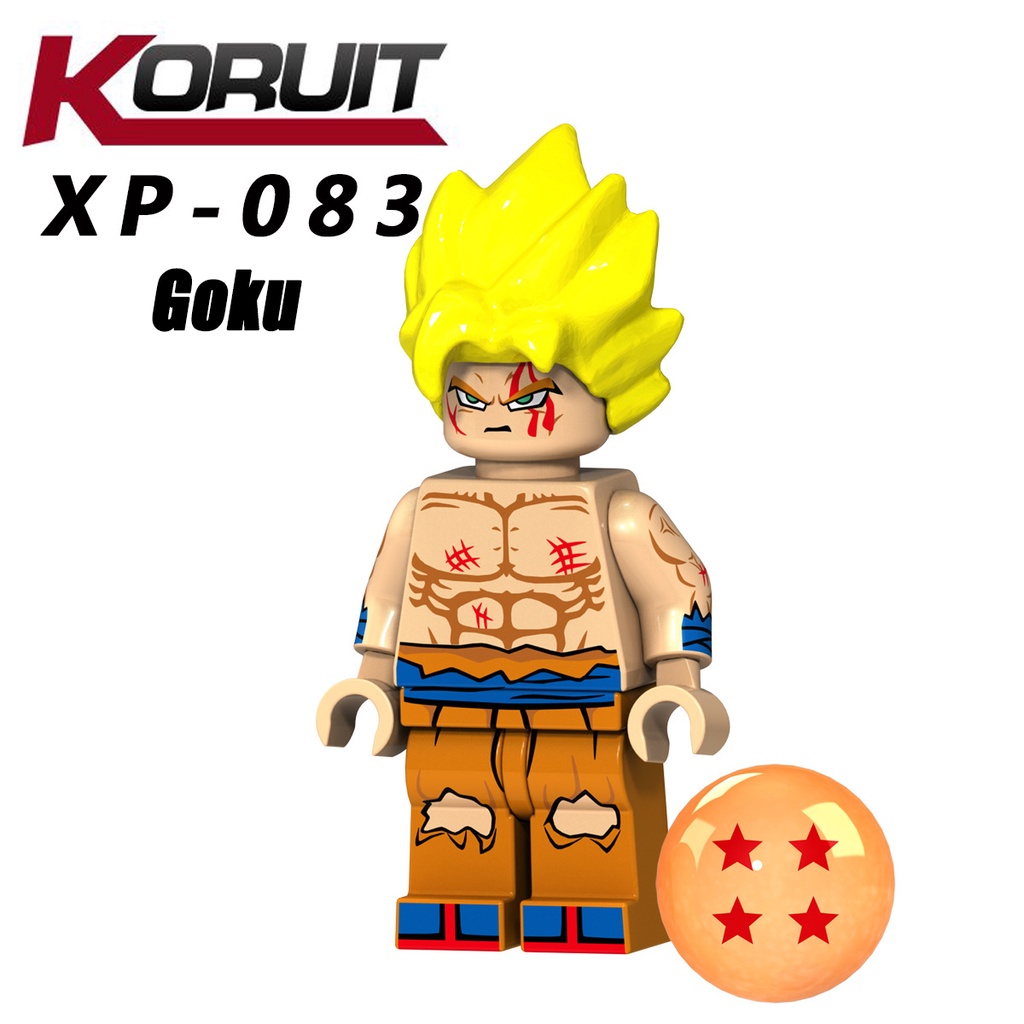 Action Figure Mini Karakter Dragon Ball Son Goku Gogeta Tien Shinhan Grand Priest KT1011