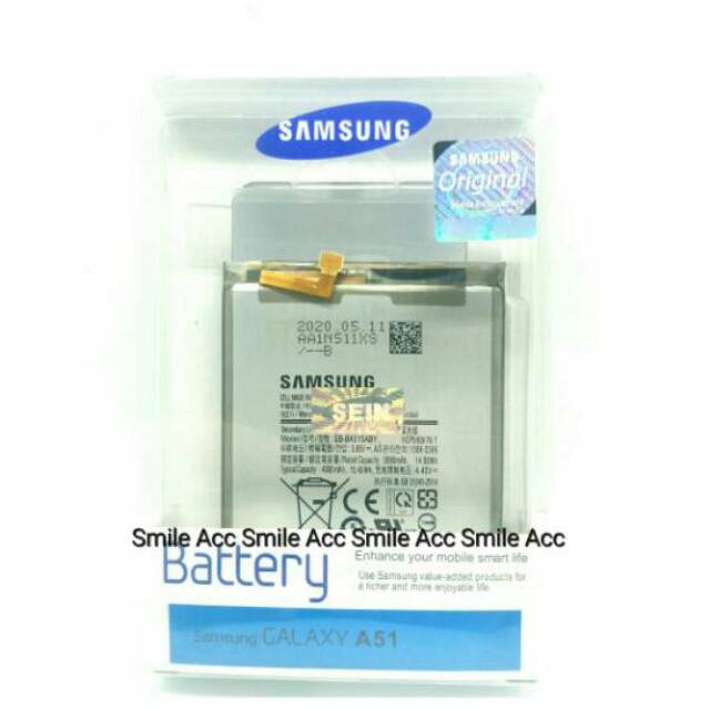 Baterai Samsung Galaxy A51 2020 A515  A515F   EB-BA515ABY  Original 100