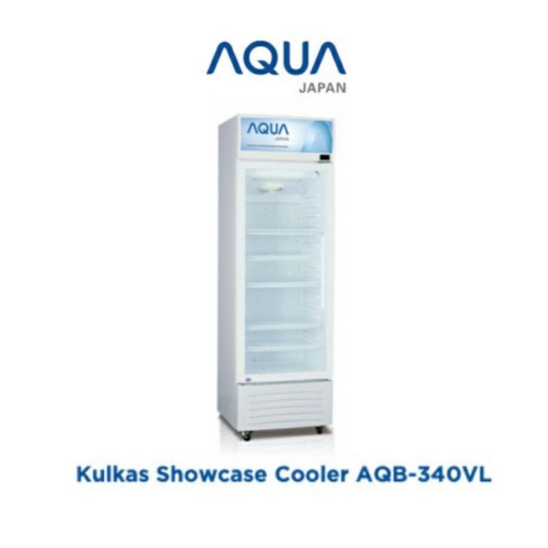 SHOWCASE COOLER AQUA AQB 340VL TINGGI 5 RAK