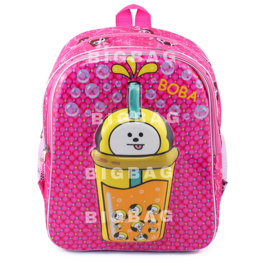 PTS - Tas Ransel Anak Sekolah - RANSEL TIMBUL EMBOSS TAS UNICORN - RANSEL BOBA DONAT RANSEL EMBOSS LED  - RANSEL BOBBA - TAS BOBA ANAK SEKOLAH - Tas Sekolah Anak - Tas Anak Sekolah Tas Anak SD Tas Anak TK Promo Diskon Termurah Terlaris Terbaru Best Seller