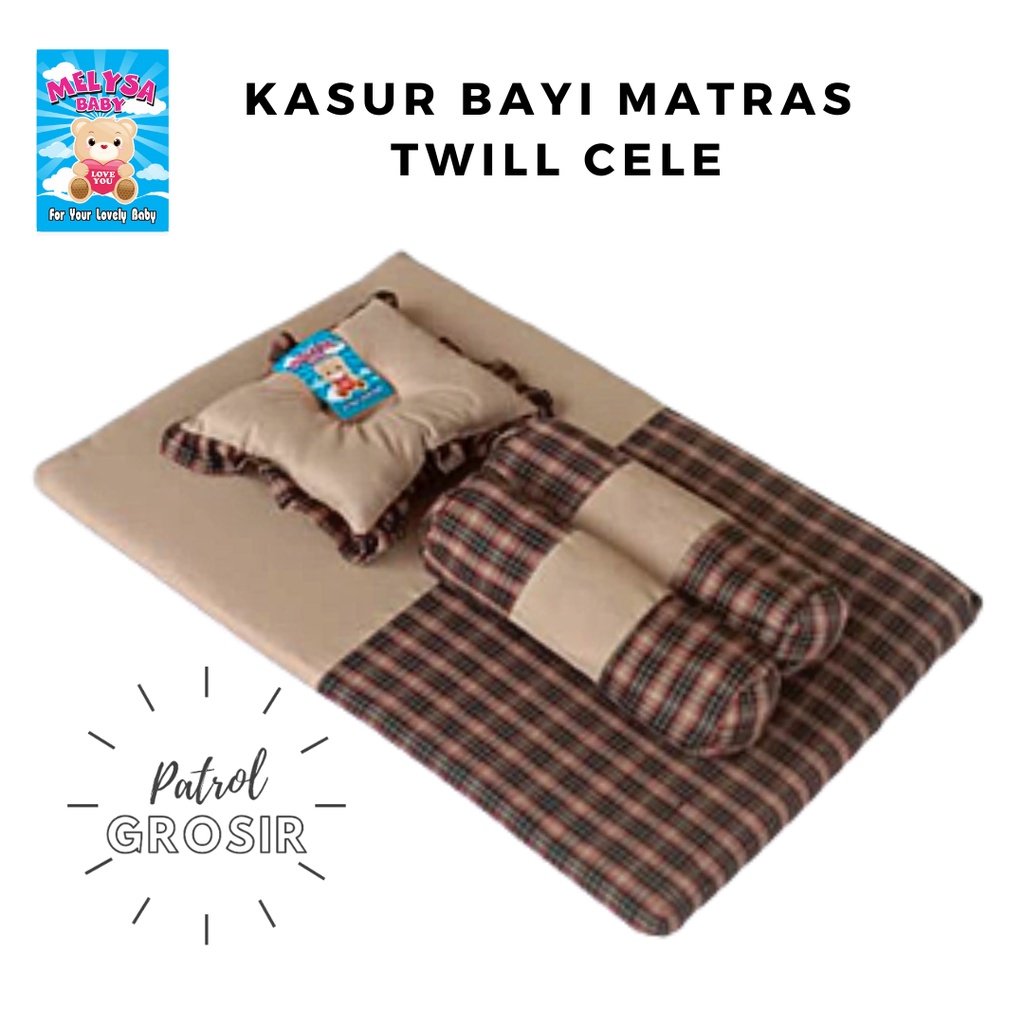 KASUR MATRAS BAYI KARAKTER  SET BANTAL GULING TERMURAH