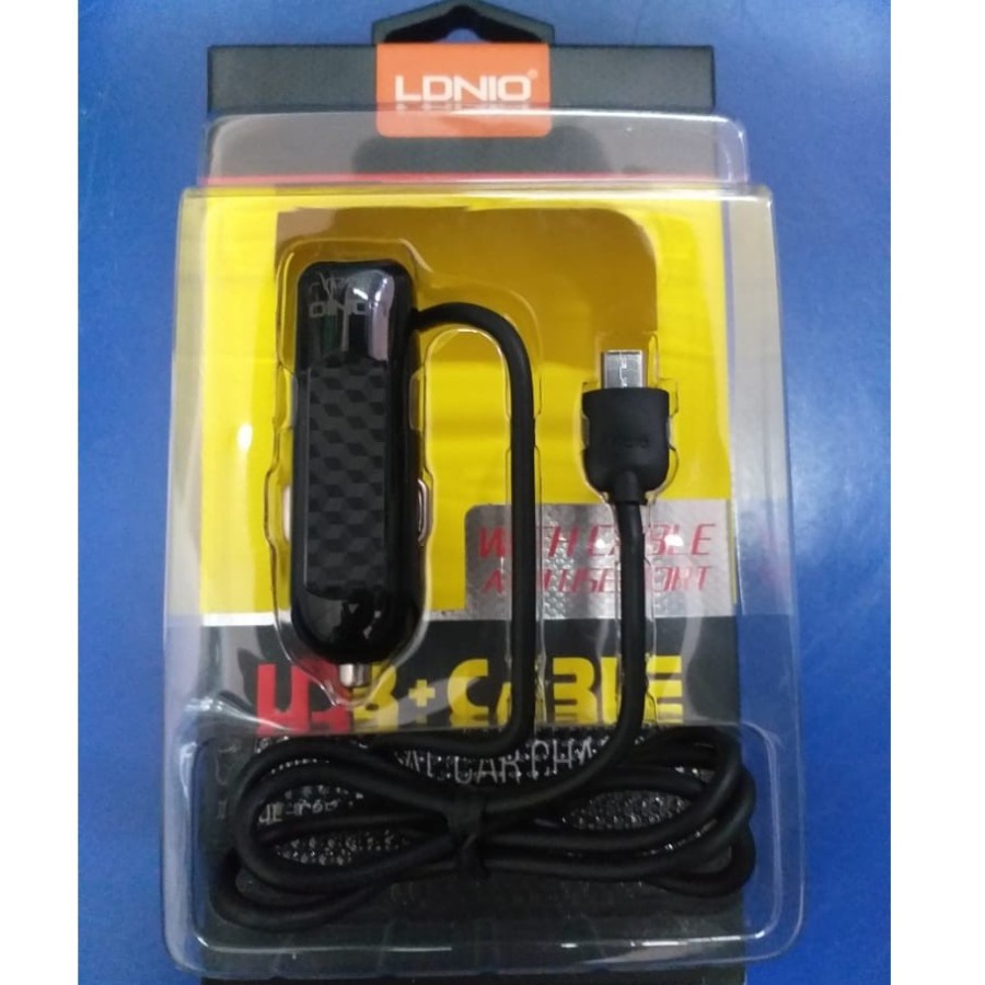 LDNIO DL-C25 Car Charger USB 3.0 2.1A with micro USB