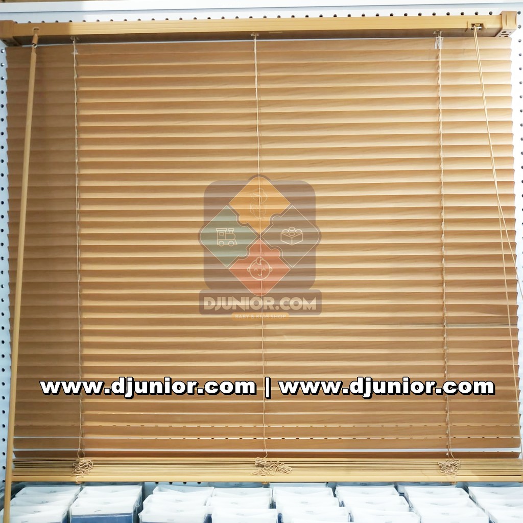 TIRAI LIPAT / TIRAI JENDELA GULUNG / ROLLER BLIND / VENETIAN BLIND 60 x 180 / 60x180 cm WOOD TERMURAH ACE KRIS FORHOME