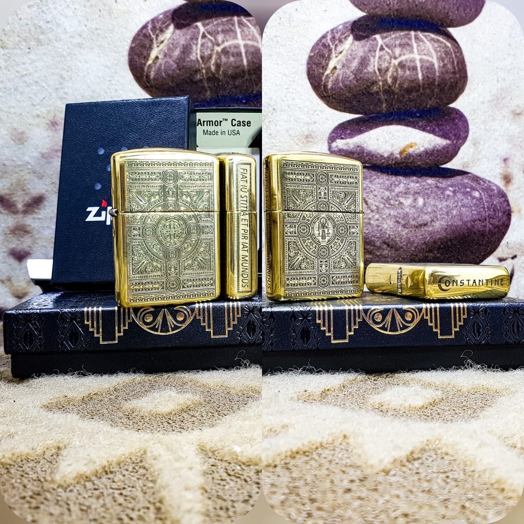 ⭐⭐⭐⭐⭐ Zippo Armor Original Constantine Benedict Silver Insert
