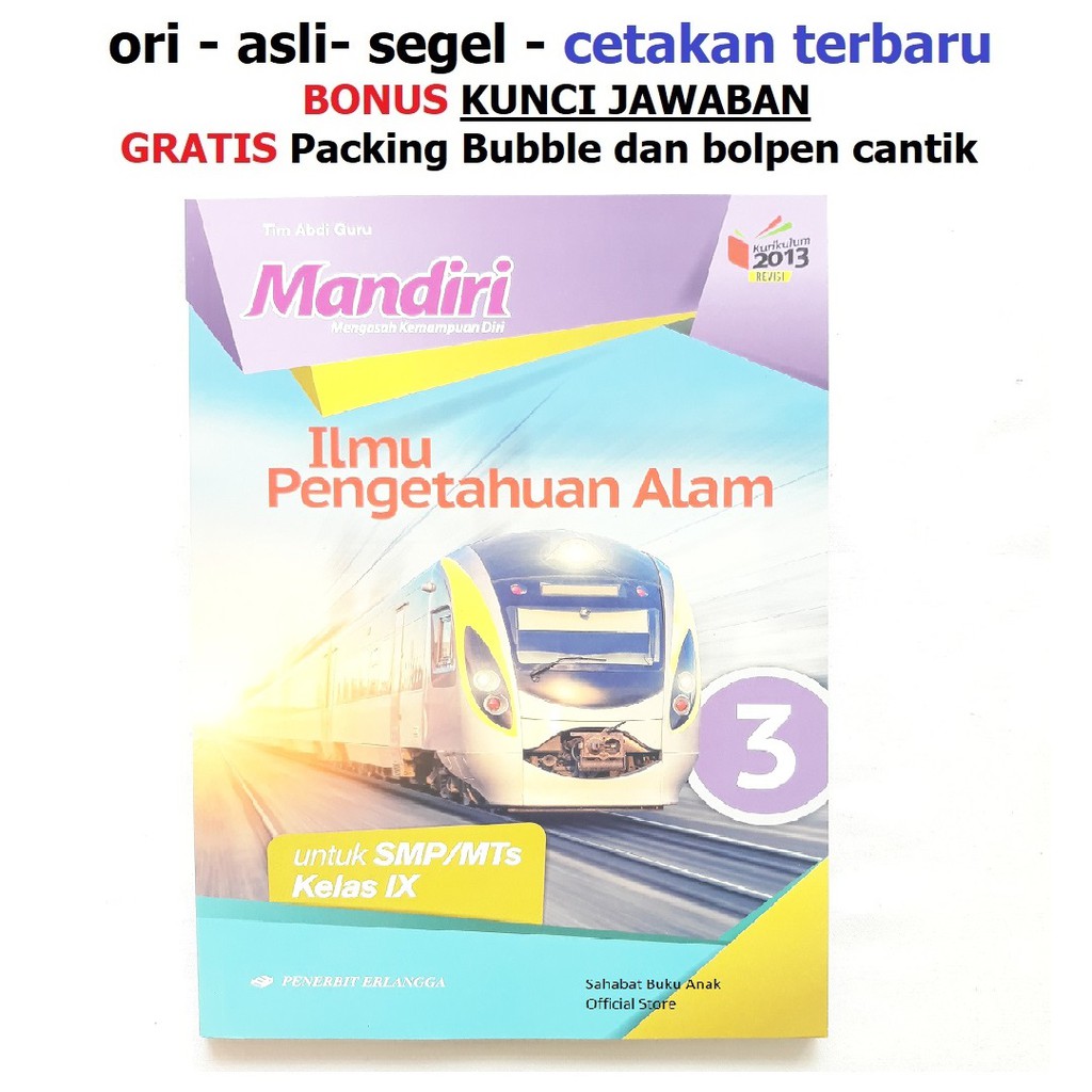 Buku Mandiri Ipa Smp Kelas 9 Ix K13 Soal Jawaban Kurtilas Shopee Indonesia